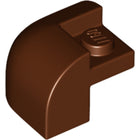 LEGO® los onderdeel Dakpan Gebogen Roodachtig Bruin 67810