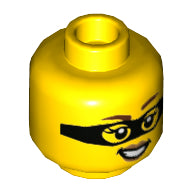Plaatje in Gallery viewer laden, LEGO® los onderdeel Hoofd in kleur Geel 3626cpb3036