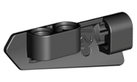 Plaatje in Gallery viewer laden, LEGO® los onderdeel Technisch Paneel in kleur Zwart 11946