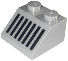 Plaatje in Gallery viewer laden, LEGO® Dakpan met Motief Licht Blauwachtig Grijs 3039p05