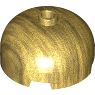 LEGO® los onderdeel Steen Rond in kleur Parel Goud 49308