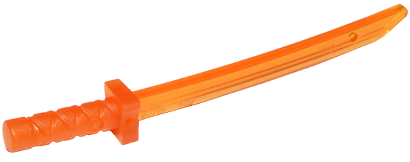 LEGO® los onderdeel Wapen in kleur Doorzichtig Oranje 21459