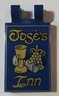 LEGO® Tegel Aangepast met Motief Donkerblauw 30350bpb107