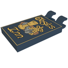LEGO® Tegel Aangepast met Motief Donkerblauw 30350bpb107