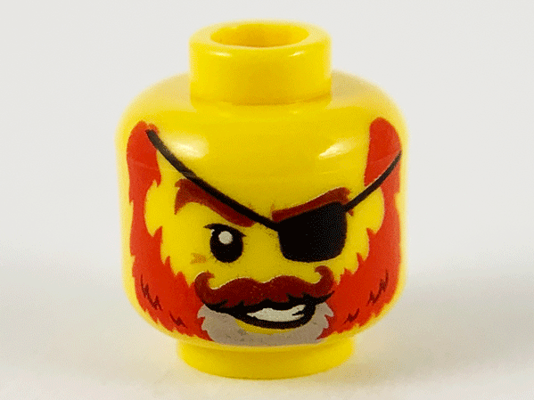 LEGO® los onderdeel Hoofd in kleur Geel 3626cpb2647
