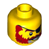 Plaatje in Gallery viewer laden, LEGO® los onderdeel Hoofd in kleur Geel 3626cpb2647
