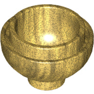 Plaatje in Gallery viewer laden, LEGO® los onderdeel Steen Rond in kleur Parel Goud 15395