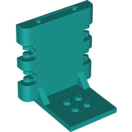 Plaatje in Gallery viewer laden, LEGO® los onderdeel Container in kleur Donker Turkoois 65132