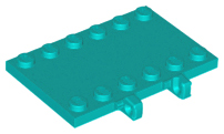 LEGO® los onderdeel Scharnier in kleur Donker Turkoois 65133