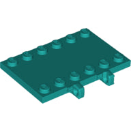 Plaatje in Gallery viewer laden, LEGO® los onderdeel Scharnier in kleur Donker Turkoois 65133