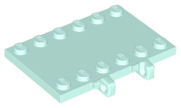 LEGO® los onderdeel Scharnier in kleur Licht Aqua 65133