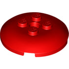 LEGO® los onderdeel Steen Rond in kleur Rood 65138