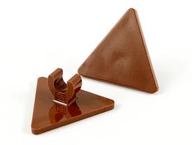 LEGO® los onderdeel Verkeersbord Roodachtig Bruin 65676