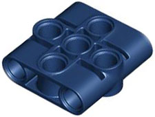 LEGO® los onderdeel Technische Verbinding Donkerblauw 39793