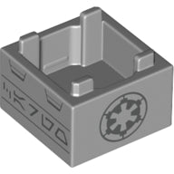 Plaatje in Gallery viewer laden, LEGO® Container met Motief Licht Blauwachtig Grijs 35700pb05