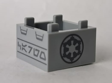 Plaatje in Gallery viewer laden, LEGO® Container met Motief Licht Blauwachtig Grijs 35700pb05