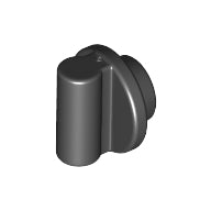 LEGO® los onderdeel Plaat Rond in kleur Zwart 25893