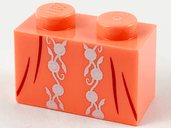 LEGO® los onderdeel Steen met Motief Koraal 3004pb209