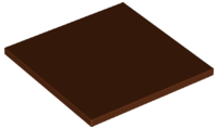 LEGO® los onderdeel Tegel Algemeen Roodachtig Bruin 10202