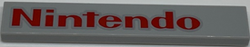 LEGO® Tegel met Motief Licht Blauwachtig Grijs 6636pb227