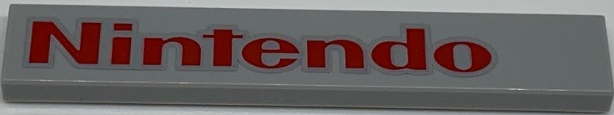 LEGO® Tegel met Motief Licht Blauwachtig Grijs 6636pb227