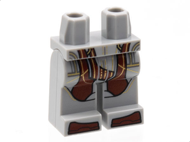 LEGO® Benen met Motief Licht Blauwachtig Grijs 970c00pb1296