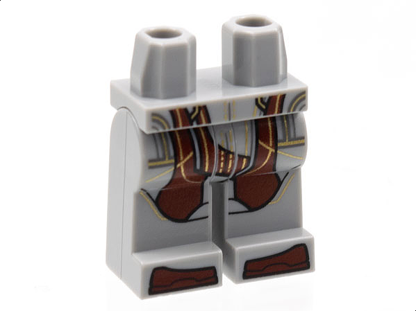 LEGO® Benen met Motief Licht Blauwachtig Grijs 970c00pb1296