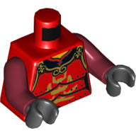 LEGO® los onderdeel Lijf met Motief Rood 973pb3944c01