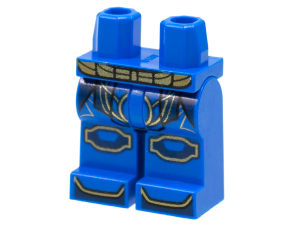 LEGO® los onderdeel Benen met Motief Blauw 970c00pb1269