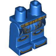 LEGO® los onderdeel Benen met Motief Blauw 970c00pb1269