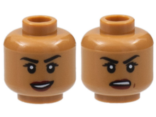 Plaatje in Gallery viewer laden, LEGO® los onderdeel Hoofd in kleur Medium Noga 3626cpb2883
