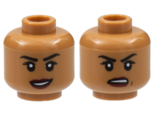 LEGO® los onderdeel Hoofd in kleur Medium Noga 3626cpb2883