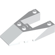 LEGO® los onderdeel Wig in kleur Wit 6153b