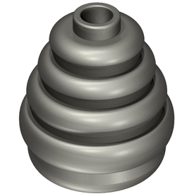 LEGO® los onderdeel Kegel in kleur Parel Donkergrijs 35574