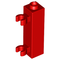 LEGO® los onderdeel Steen Aangepast in kleur Rood 60583b
