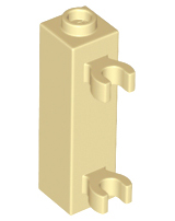 Plaatje in Gallery viewer laden, LEGO® los onderdeel Steen Aangepast Geelbruin 60583b
