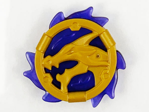 LEGO® los onderdeel Ring in kleur Parel Goud 69567pb01