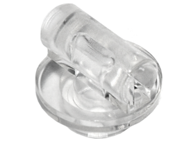 LEGO® los onderdeel Plaat Rond in kleur Doorzichtig 25893