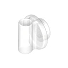 LEGO® los onderdeel Plaat Rond in kleur Doorzichtig 25893