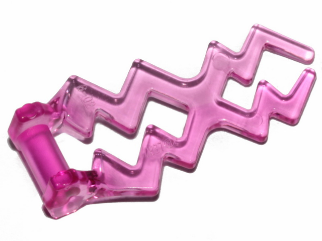 LEGO® onderdeel Energy Effect Doorzichtig Donkerroze 59233