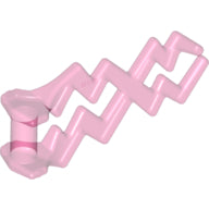 Plaatje in Gallery viewer laden, LEGO® onderdeel Energy Effect Doorzichtig Donkerroze 59233