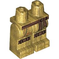 LEGO® los onderdeel Benen met Motief Parel Goud 970c00pb1163