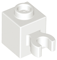 LEGO® los onderdeel Steen Aangepast in kleur Wit 60475b