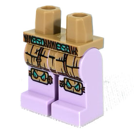 LEGO® Benen met Motief Donker Geelbruin 970c154pb01