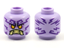 Plaatje in Gallery viewer laden, LEGO® los onderdeel Hoofd in kleur Lavendel 3626cpb2768