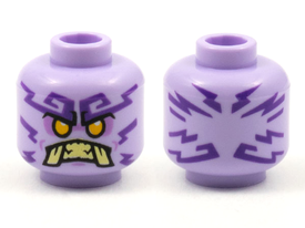 LEGO® los onderdeel Hoofd in kleur Lavendel 3626cpb2768