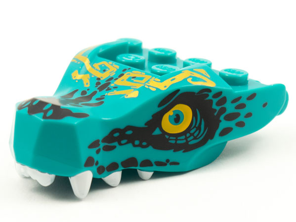 LEGO® Dier Onderdelen met Motief Donker Turkoois 72362pb01