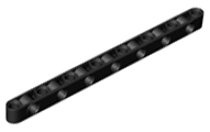 Plaatje in Gallery viewer laden, LEGO® los onderdeel Technische Hefbalk in kleur Zwart 71710