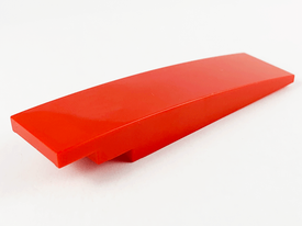 LEGO® los onderdeel Dakpan Gebogen in kleur Rood 42918