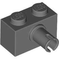 LEGO® Steen Aangepast Donker Blauwachtig Grijs 44865
